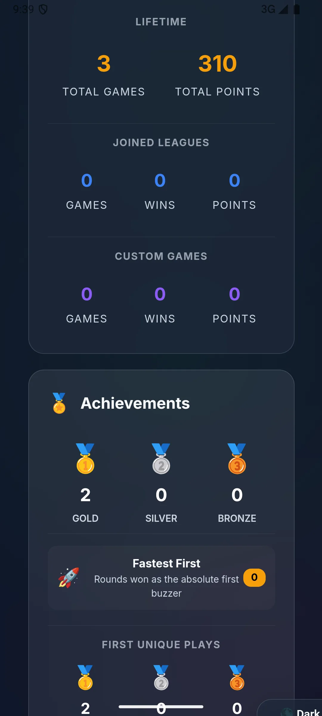 Live Leaderboard and Quiz Standings